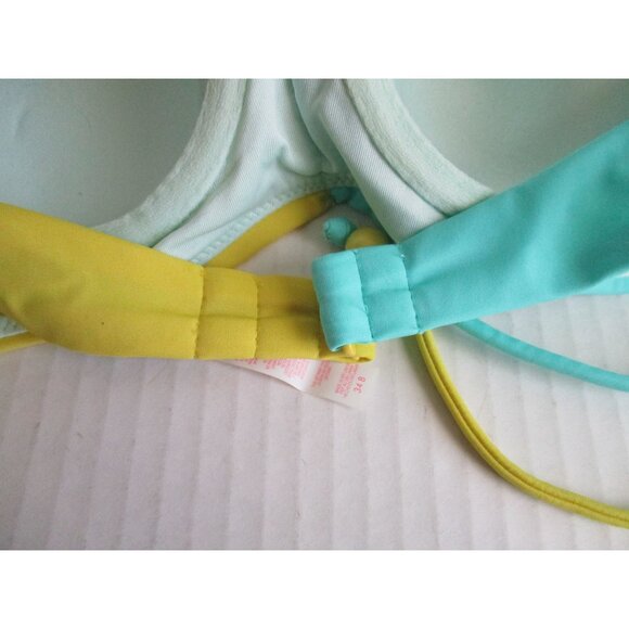 *Victoria's Secret Color Blocked Bathing Bra Top - 34B - Picture 3 of 3